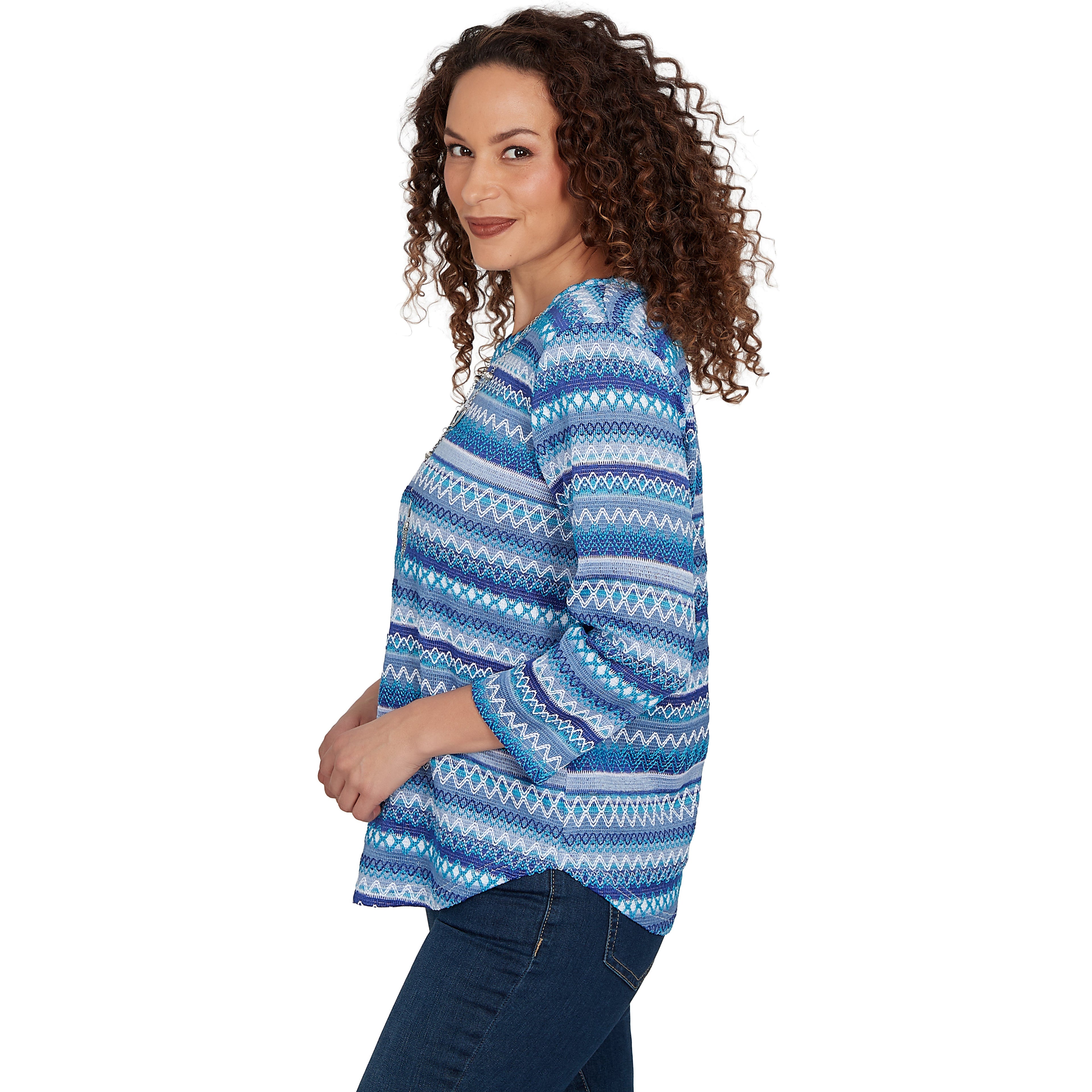 Alfred Dunner Textured Stripe
