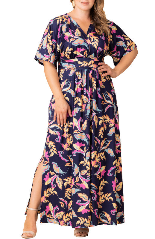 Vienna Maxi Floral Dress - Plus