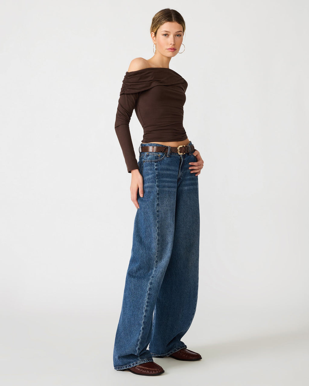 RYDER KNIT TOP WALNUT