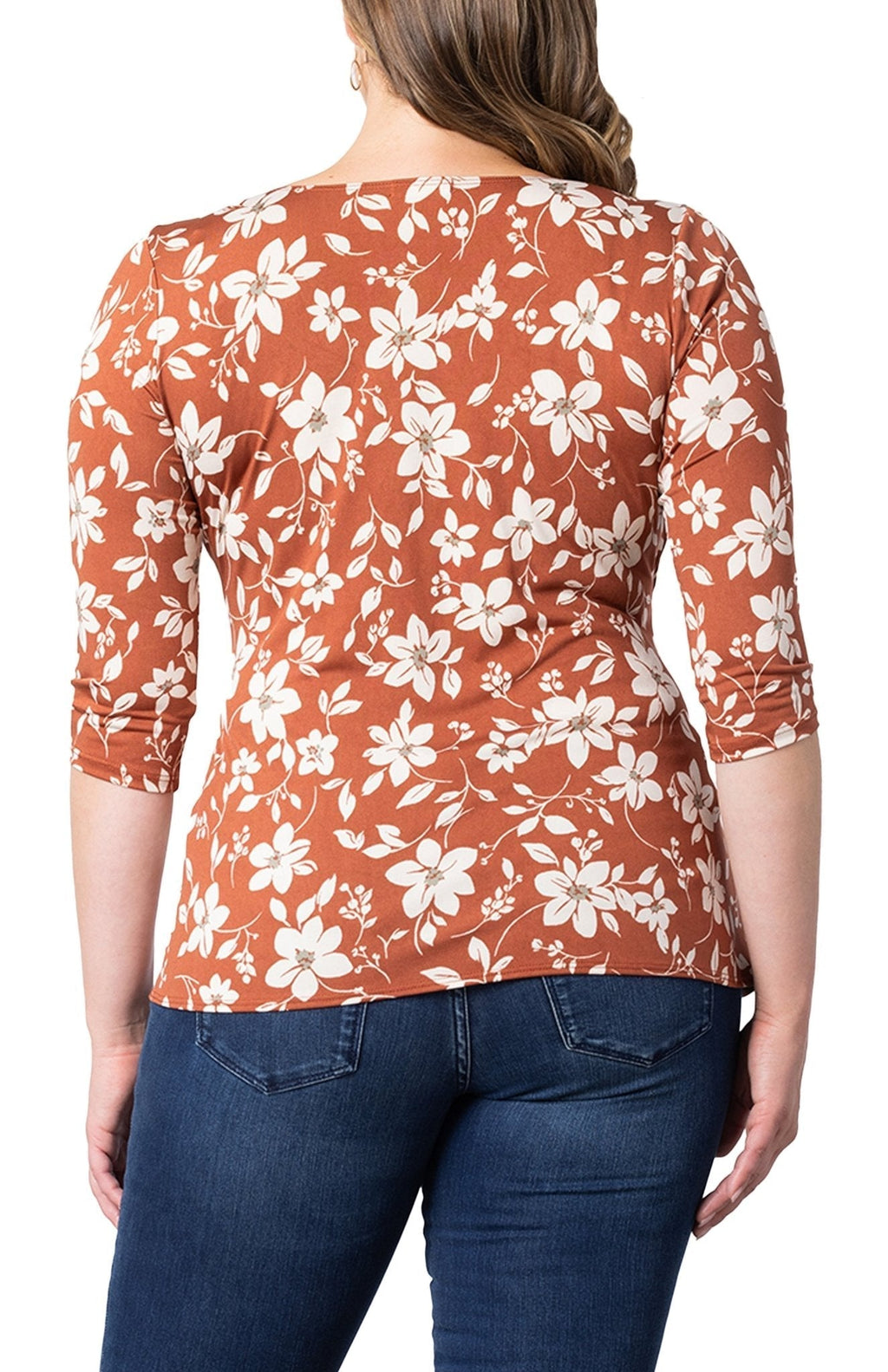 Femme Fatale Faux Wrap Top - Plus