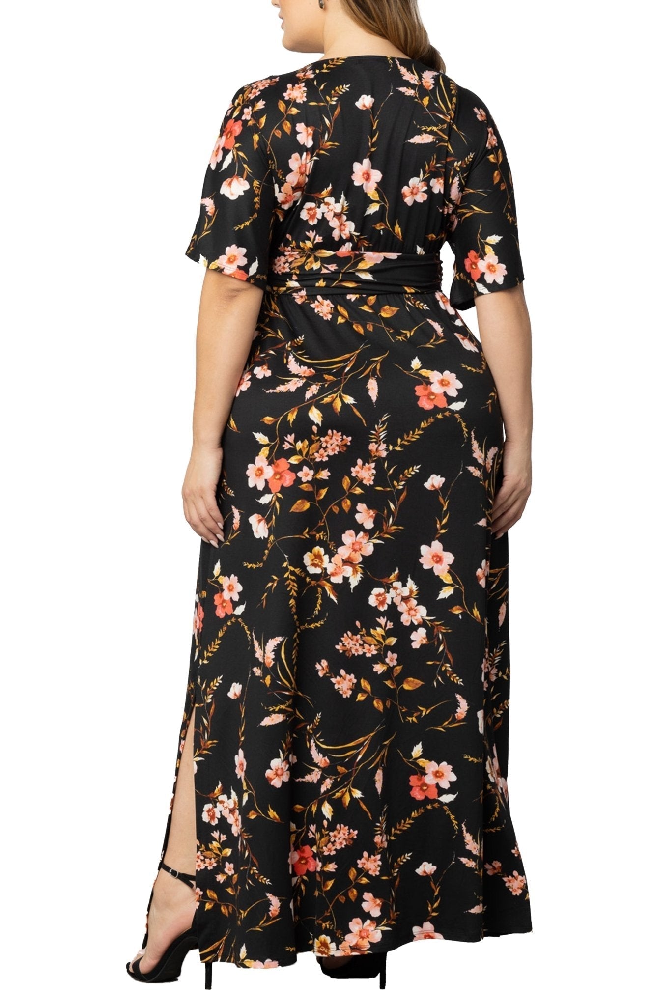 Vienna Maxi Floral Dress - Plus