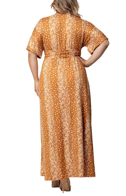 Vienna Maxi Floral Dress - Plus
