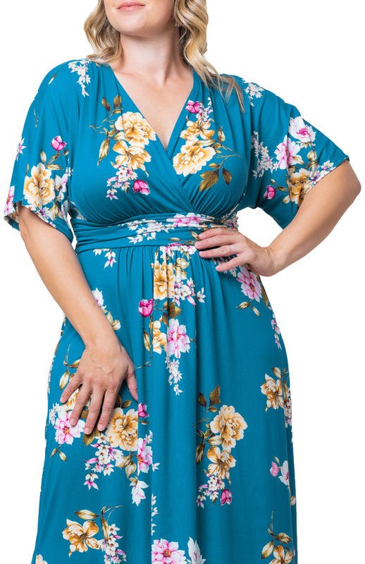 Vienna Maxi Floral Dress - Plus